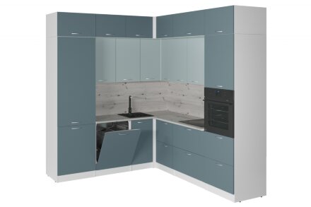 Кухонный гарнитур Асая гранд прайм, 220х250 см 