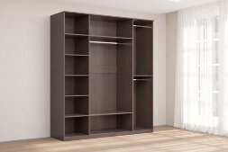 Шкаф 4 двери глухие КЭТ-4, венге